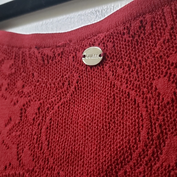 Guess Bodycon Lace Sweater Midi dress 3/4 sleeves - Picture 4 of 11